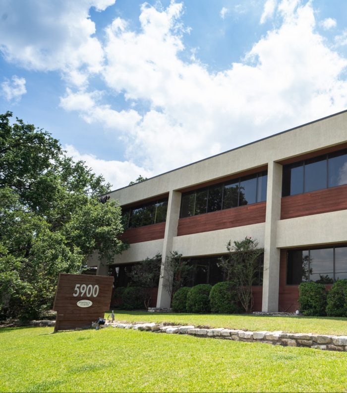 The exterior of the Lone Star Registered Agent building in Austin, TX.